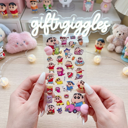 Schinchan Squishy Stickers