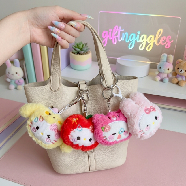 Kawaii Sanrio Fluffy Charm Collection