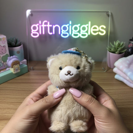 Cute Plushy Bear Keychain / Bag Charm