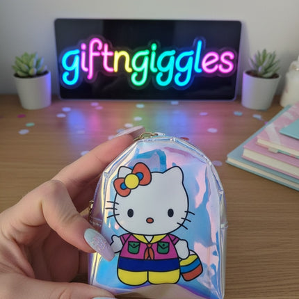 Hello Kitty Holographic Coin Purse/Keychain/Bag Charm
