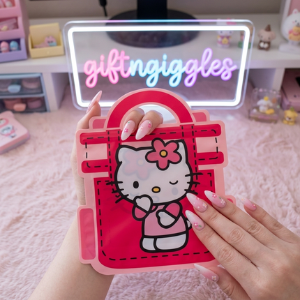 Adorable Hello Kitty Shaped Ziplock Storage Bag 🎀🐱✨