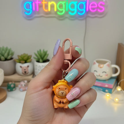 Capybara Zip/Bag Charm