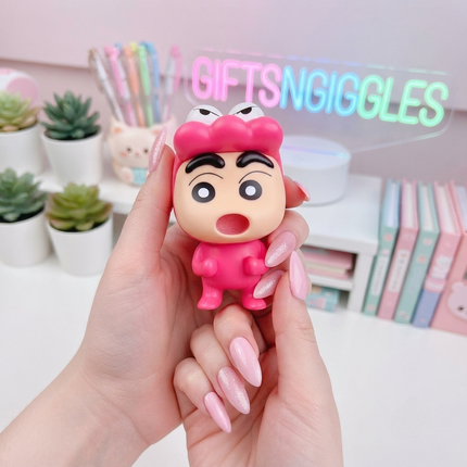 ✨ Crayon Shinchan Funko-Style Collectible Figures 🧸🎀🌈