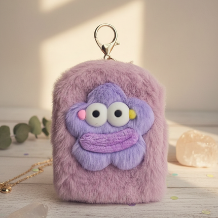 Fluffy Coin Purse Bag Charm