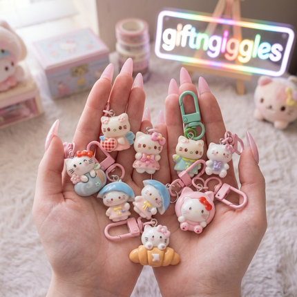 Cute Hello Kitty Zipper Pulls