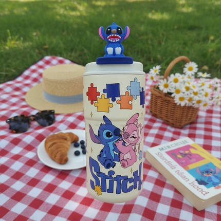 Cute Stitch Coffee Tumbler