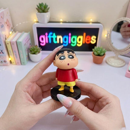 Adorable Shinchan Figurine for Desk Decor