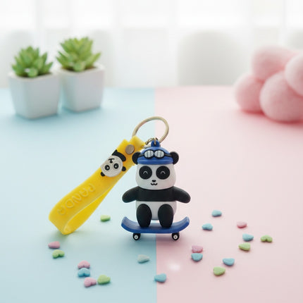Gym Panda Keychain / Bag Charm
