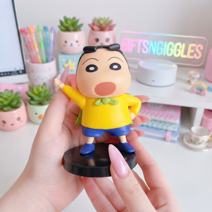 ✨ Crayon Shinchan Funko-Style Collectible Figures 🧸🎀🌈