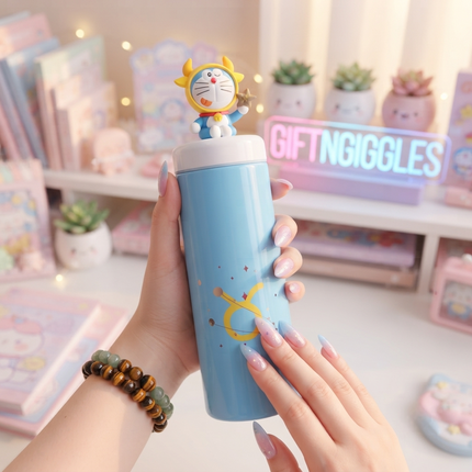 Adorable Doraemon Vacuum Insulated Water Bottle 🌟🎁🥰