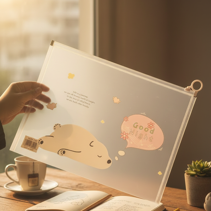Kawaii A4 Dreamy Animals Documents Folder