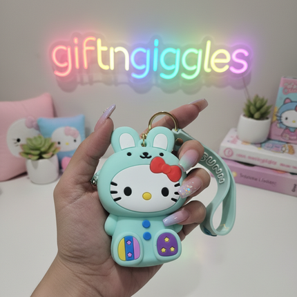 Hello Kitty Silicone Coin Purse/Keychain/Bag Charm