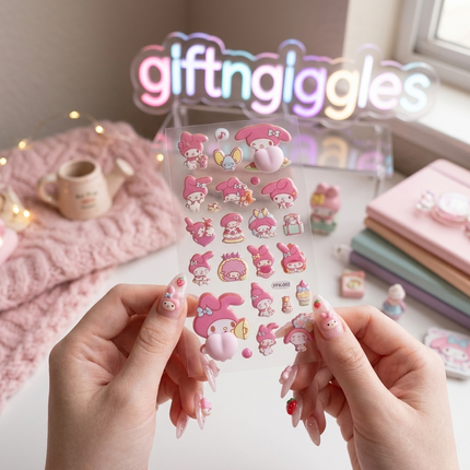 My Melody Squishy Stickers