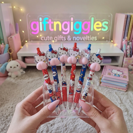 Adorable Hello Kitty Squishy Bum Pens