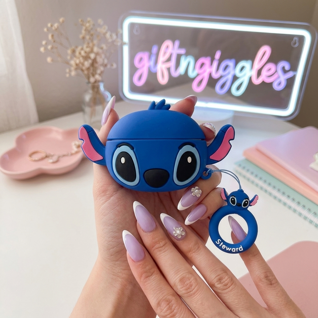 Stitch Edition True Wireless Hi-Fi Earbuds with Character Case