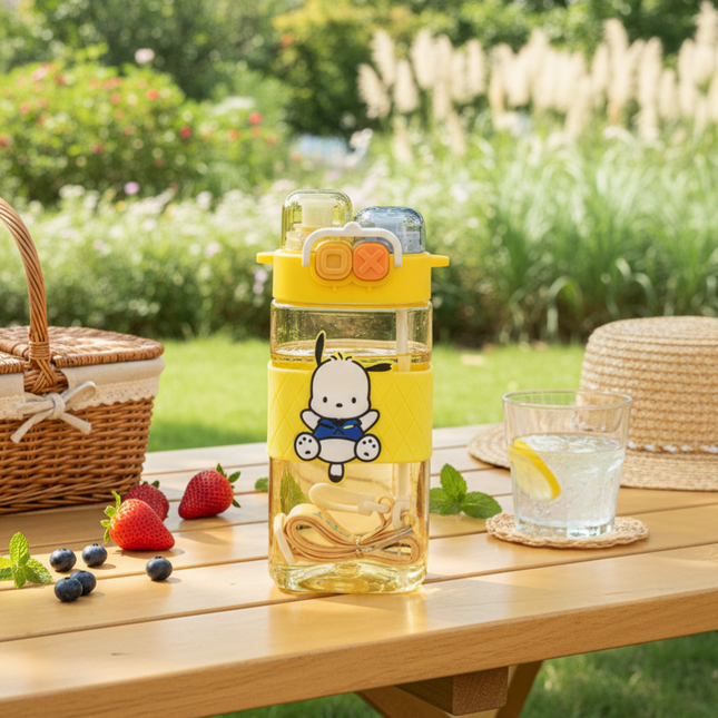 Kawaii Dual Sipper Water Bottle