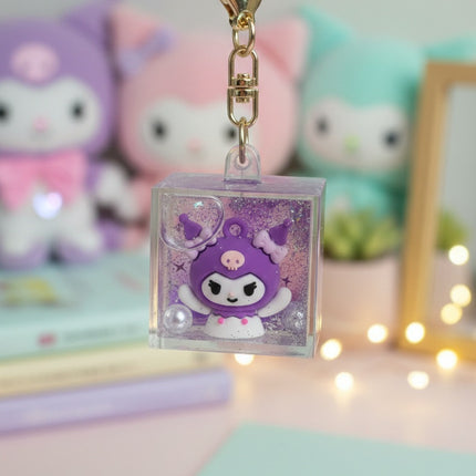 Kuromi Water Keychain / Bag Charm