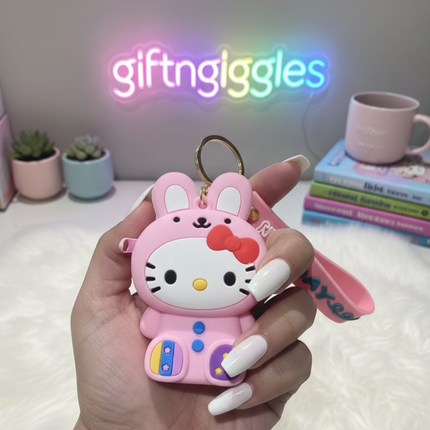 Hello Kitty Silicone Coin Purse/Keychain/Bag Charm