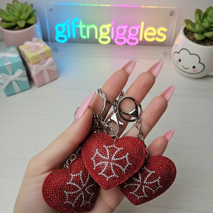 Heart Keychain / Bag Charm