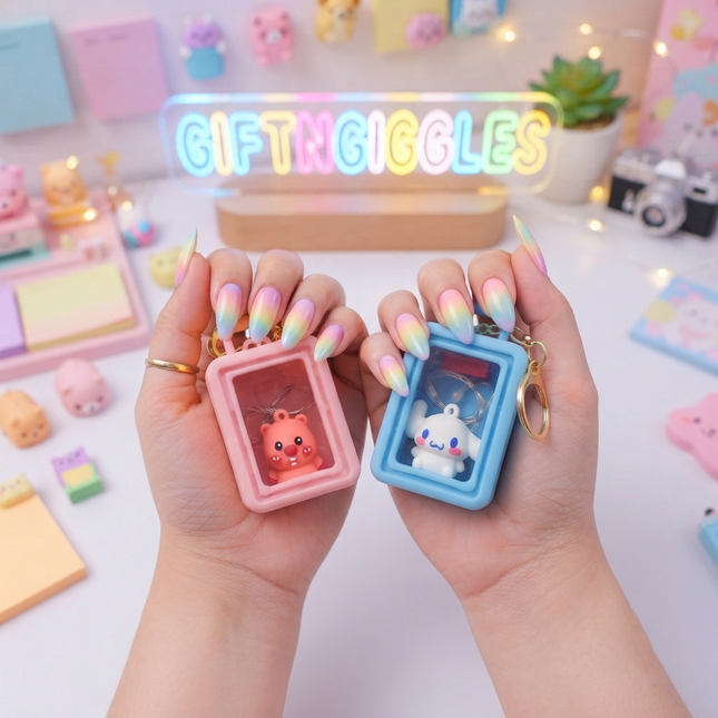 Adorable Mini Suitcase Keychains & Bag Charms 🧳✨ Cute Cartoon Travel Accessories 🌟