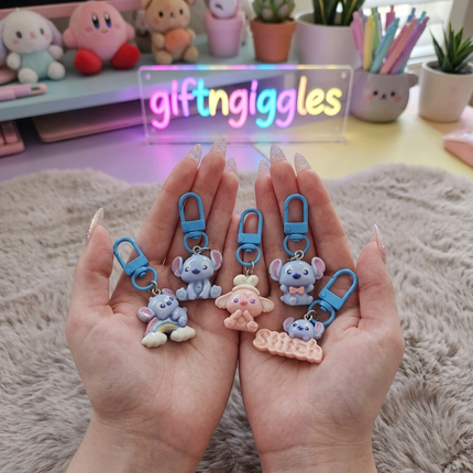 Stitch Aesthetic Zipper Pulls