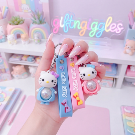 🎀 Magical Hello Kitty Light-Up Keychain 🌟✨