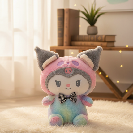 Pastel Rainbow Kuromi Plush