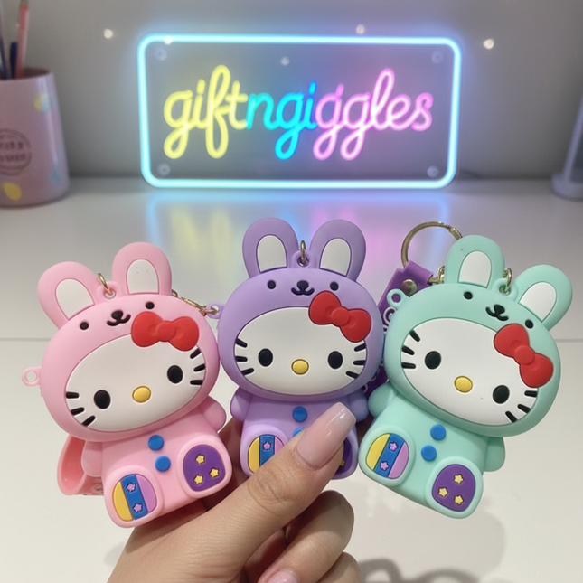 Hello Kitty Silicone Coin Purse/Keychain/Bag Charm