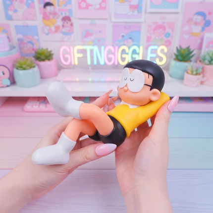 Lazy Day Nobita Nobi Collectible Figurine 😴👓✨