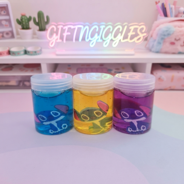 Stitch Sensory Slime Collection - Cute Alien Fun