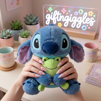 Stitch Plushy with Frog