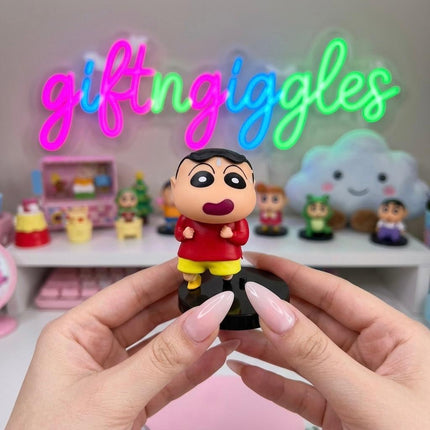 Adorable Shinchan Figurine for Desk Decor