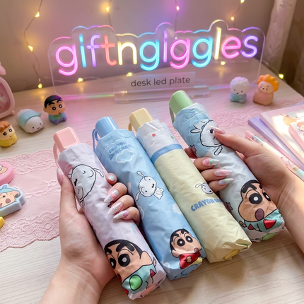 Cute & Compact Crayon Shinchan Rainy Day Essentials Umbrella