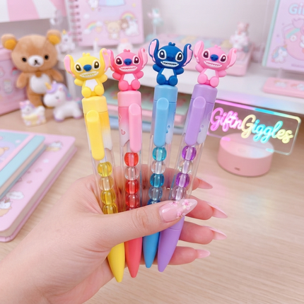 🌟 Adorable Stitch Character Gel Pens 🖊️✨