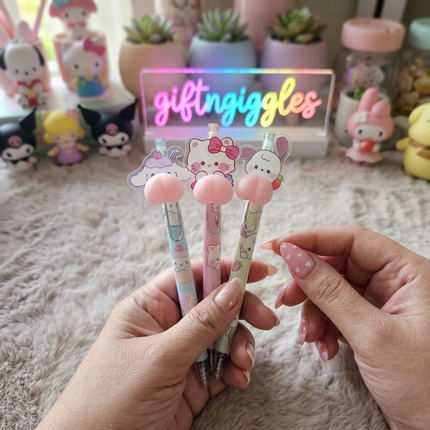 Adorable Sanrio Character Squishy Bum Pens