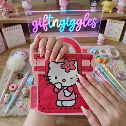 Adorable Hello Kitty Shaped Ziplock Storage Bag 🎀🐱✨