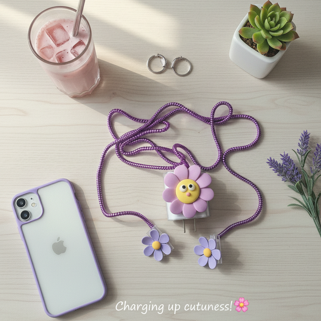 Cute IPhone TPU (soft) (20W) Charger Case
