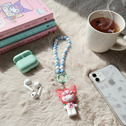 Red Kuromi Phone Charm