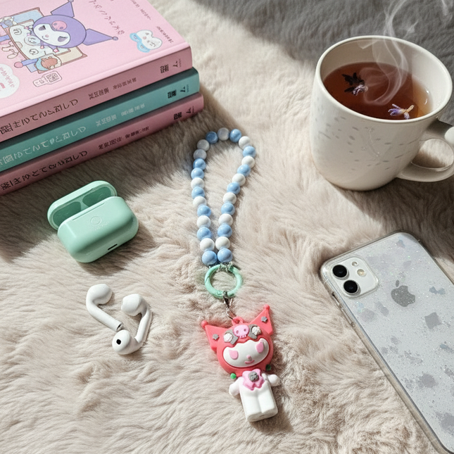 Red Kuromi Phone Charm