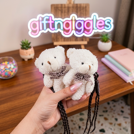 Cuddly Bear Bag Charm