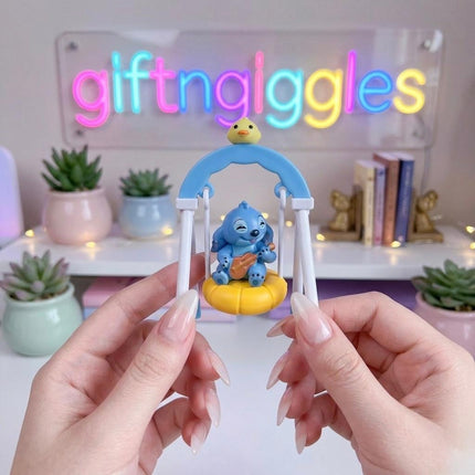 Cute Stitch Swing Figurine