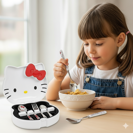 Hello Kitty Cutlery Set