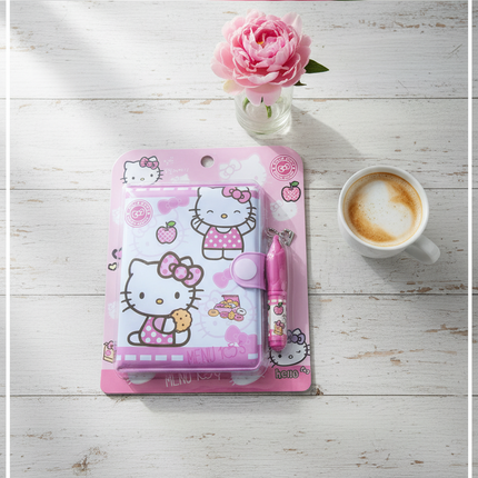 Cute Hello Kitty Diary with Pen