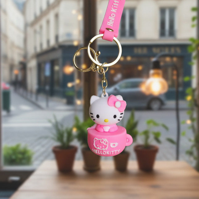 Cute Hello Kitty Keychain