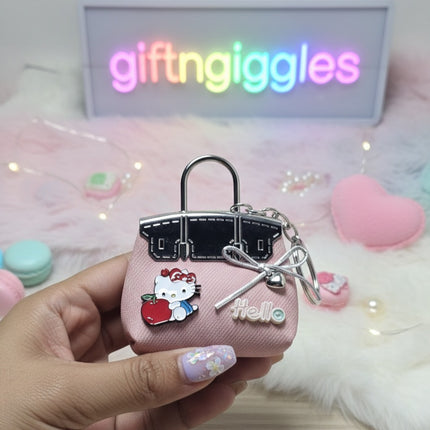 Hello Kitty Denim Bag Keychain Bag Charm