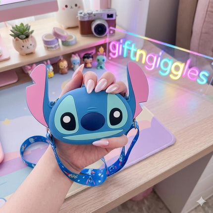 Disney Stitch Cute Silicone Sling Bag 🌟💙