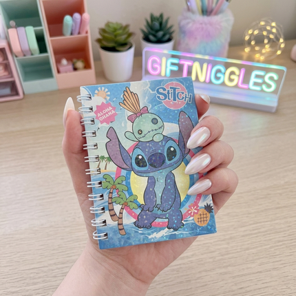 Ohana Adventures: Stitch Diary with Fun Stickers