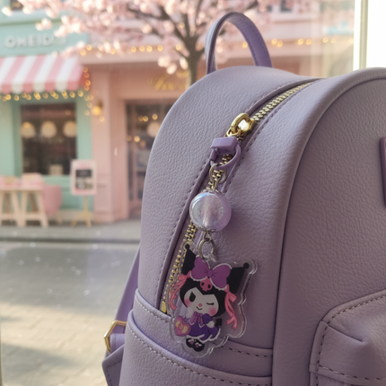 Cute Kuromi Zip Charm