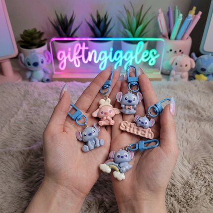 Stitch Aesthetic Zipper Pulls