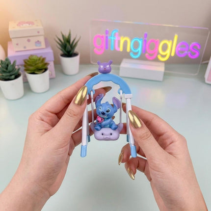 Cute Stitch Swing Figurine